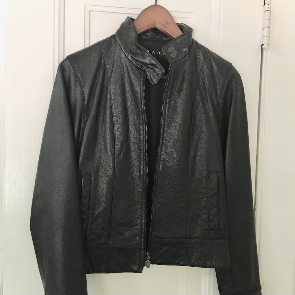 Zabari Black leather jacket